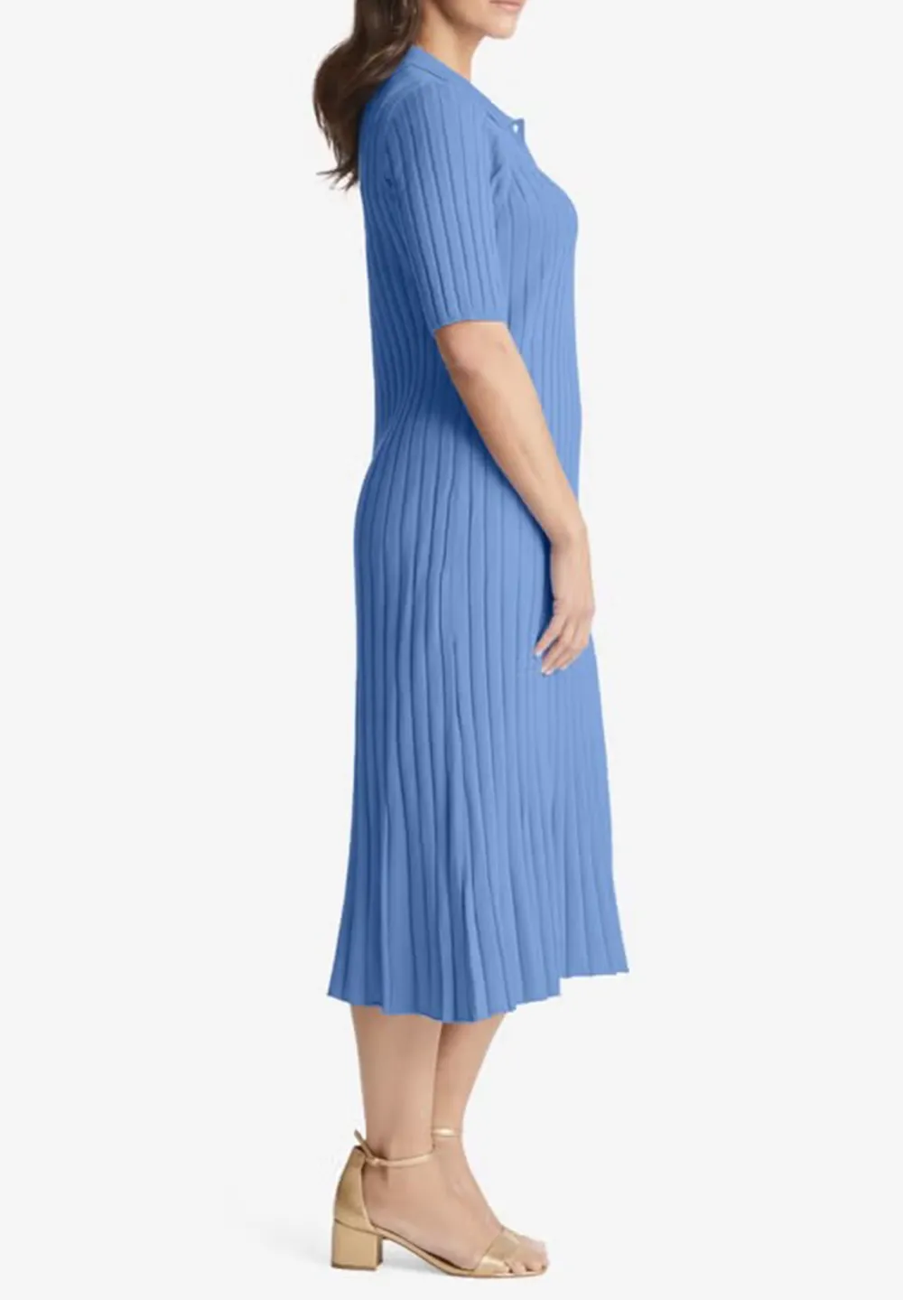 Collar Knitted Dress
