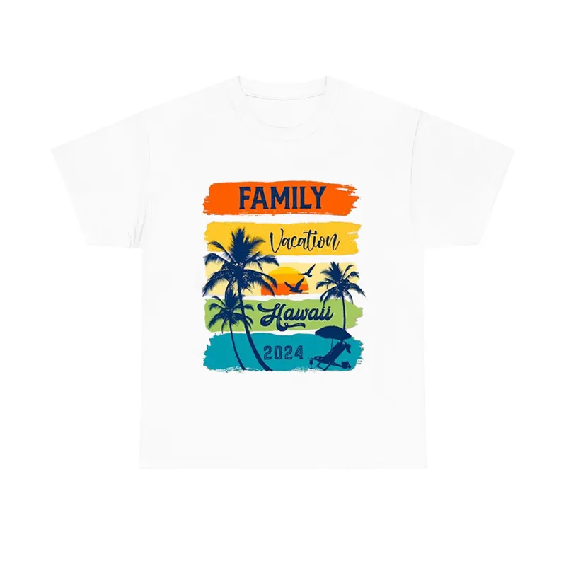 Family Vacation Hawaii - Themed Printed Tee