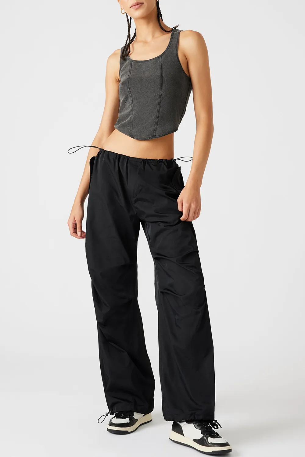 Nylon Pant Black