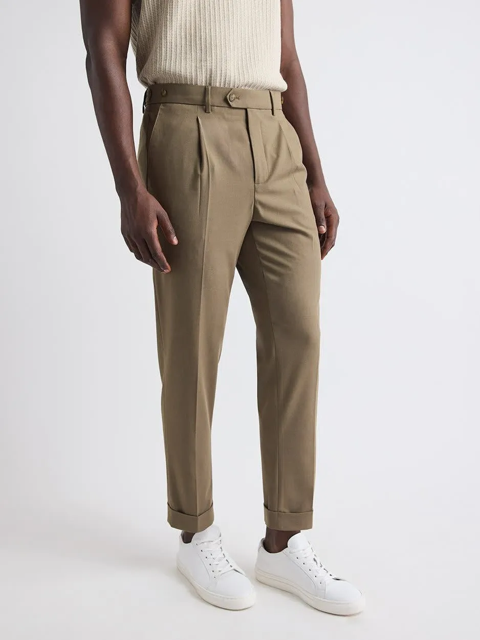 Dark Tan Tapered lLg Pant