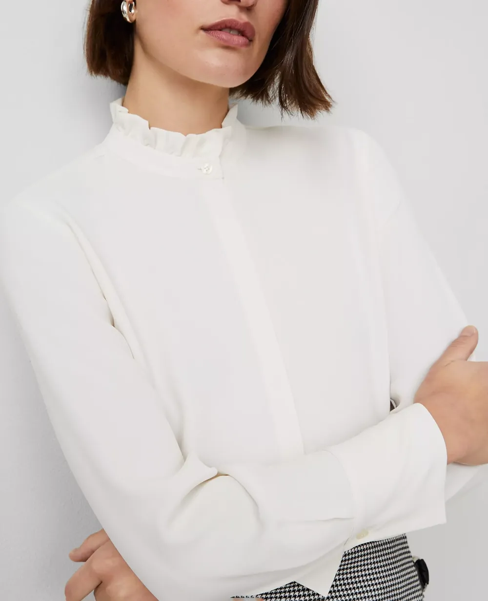 Ruffle Neck Blouse