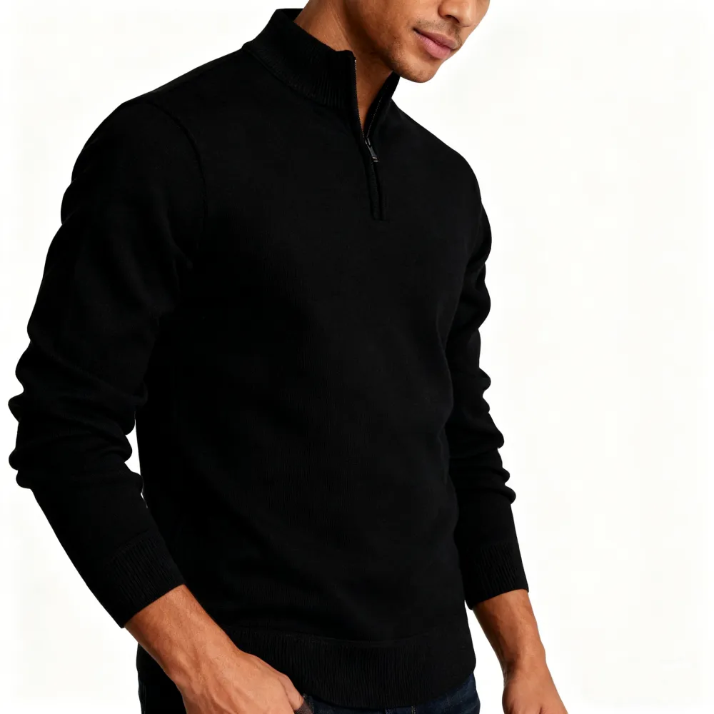 Men's Quarter Zip Sweater