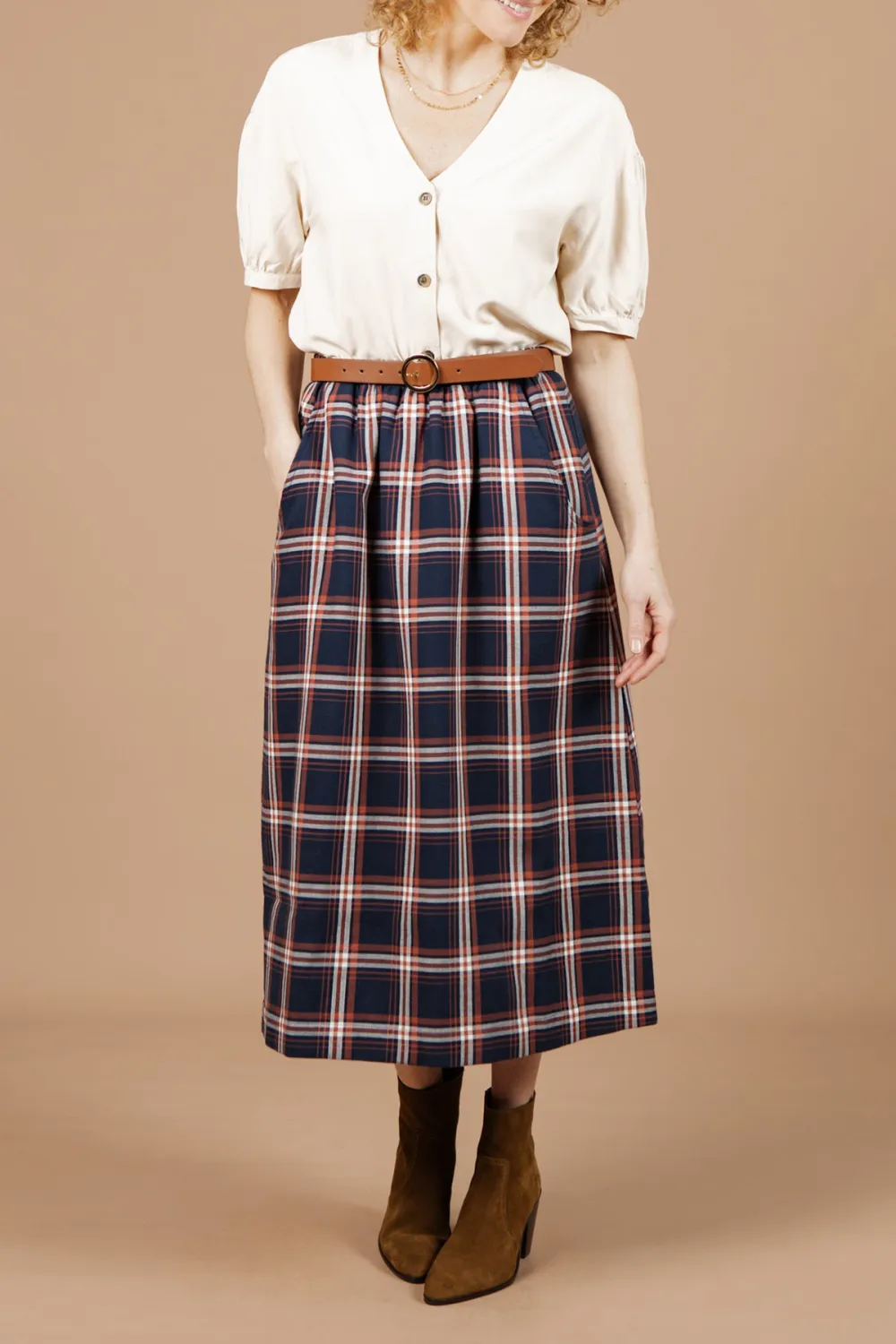 The V-neck Button Front Shirt