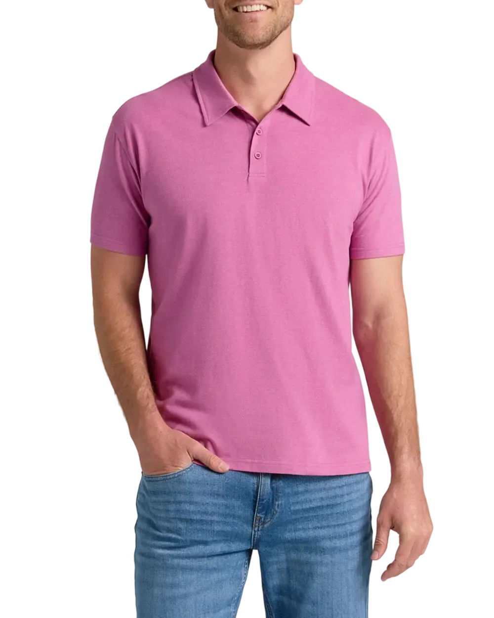 RL Men'S Casual Business POLO Shirt, Breathable Pique Fabric,Classic Polo