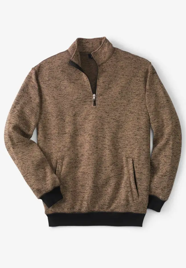 Quarter Zip Fleece Sweater