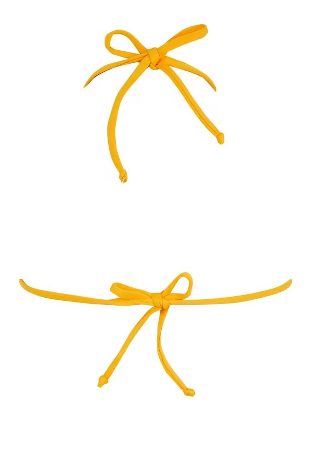 Graceful Solid Halter Swimsuit