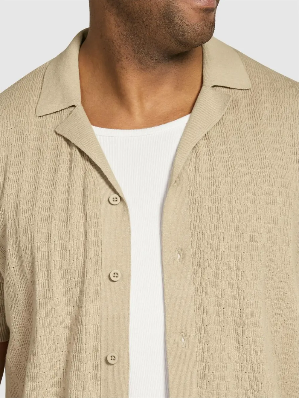 BUTTON-THROUGH POLO SHIRT