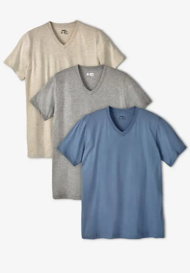 Cotton V-Neck Undershirt 3-Pack