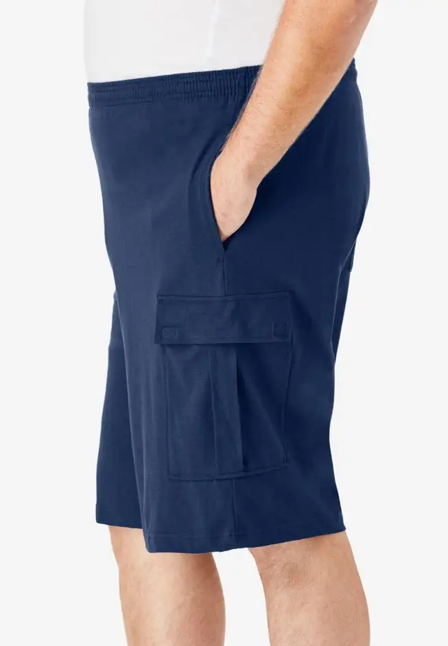 Lightweight Jersey Cargo Shorts