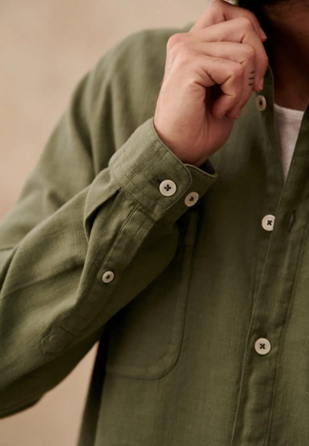 Buttoned Fastening Shirt