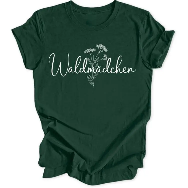 Forest Girl Lineart Unisex T-Shirt