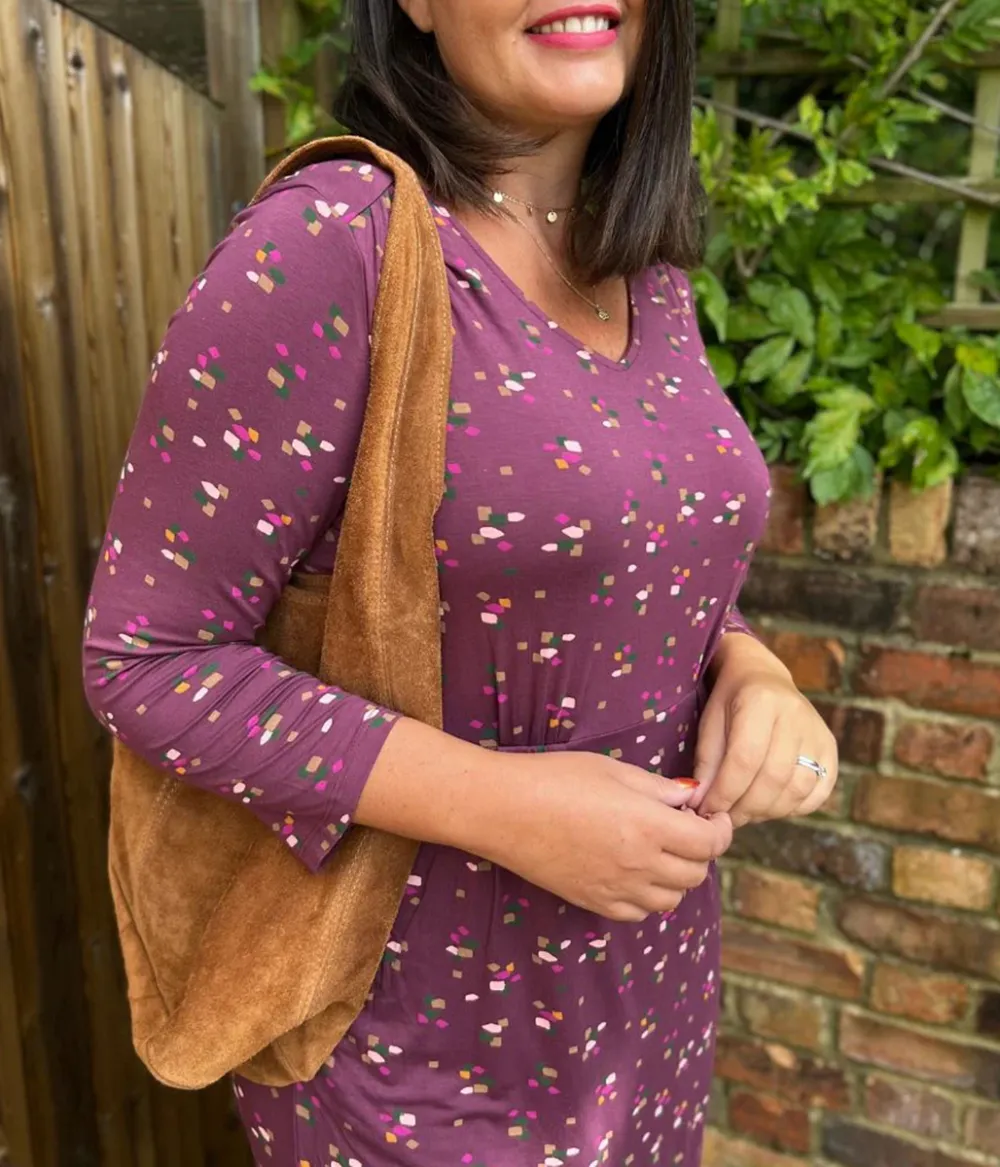 Daily Print Midi Dress