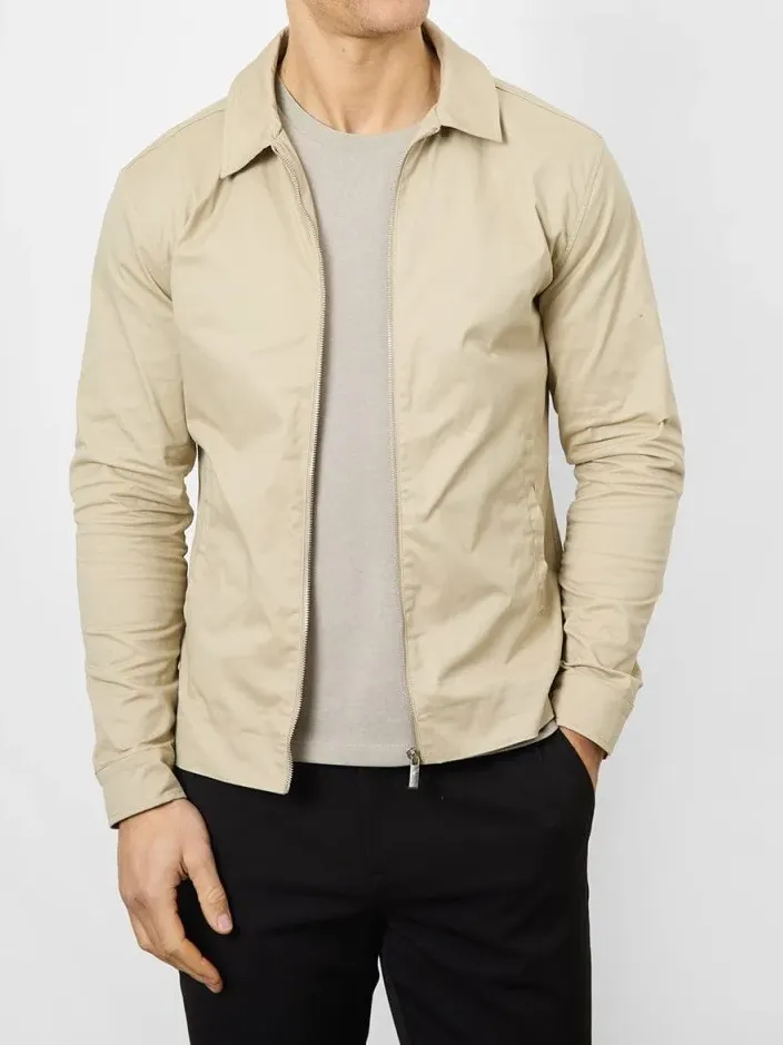 In Stone Daily Leisure Soft Outerwear