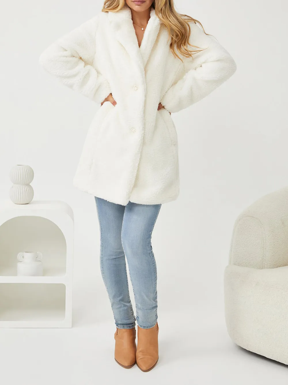 Ivory Daily Long sleeves Jacket