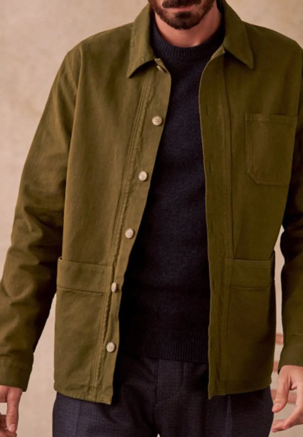 Jacket-Dark Khaki