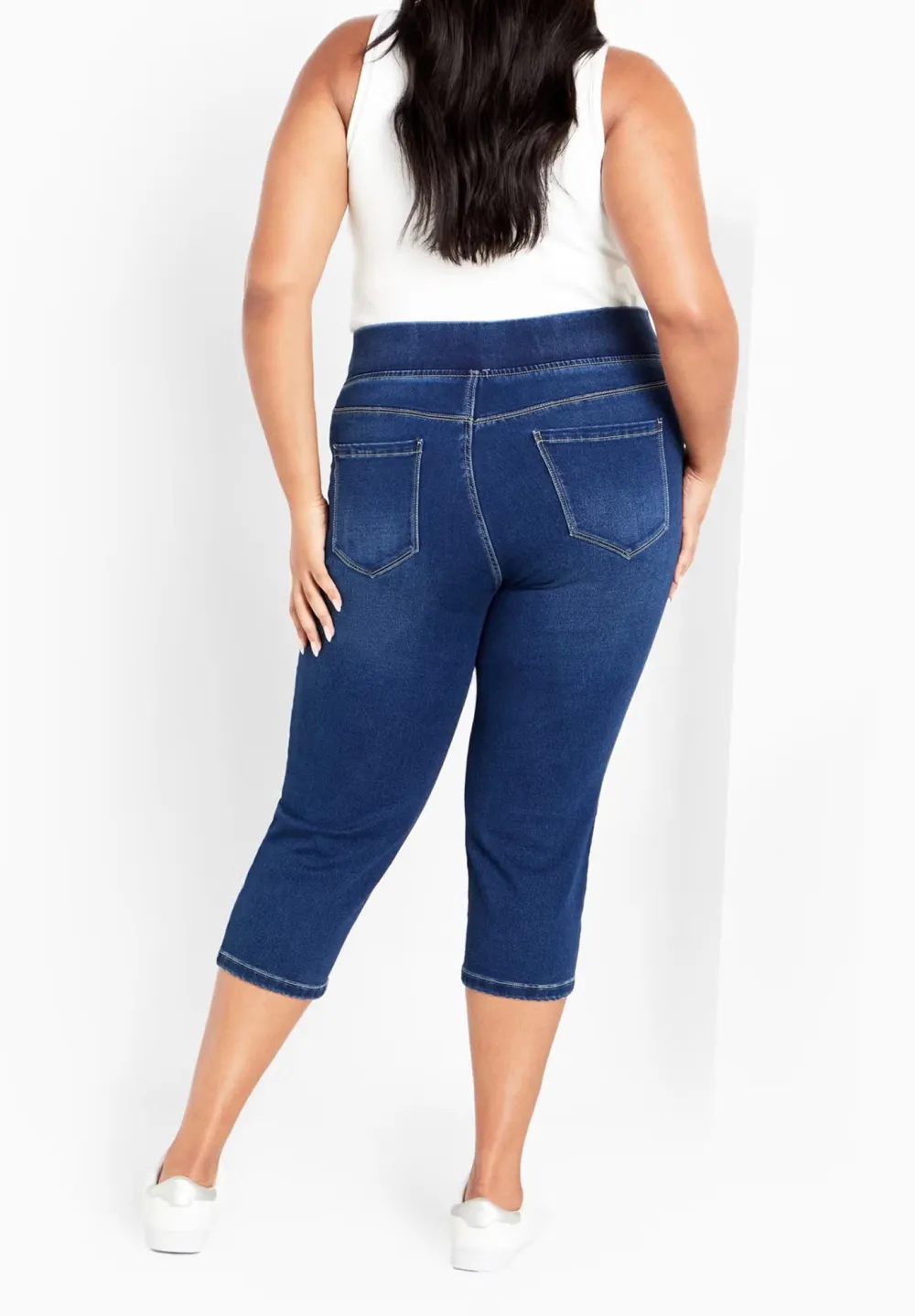 Stretch Cropped Pants, Long Pants