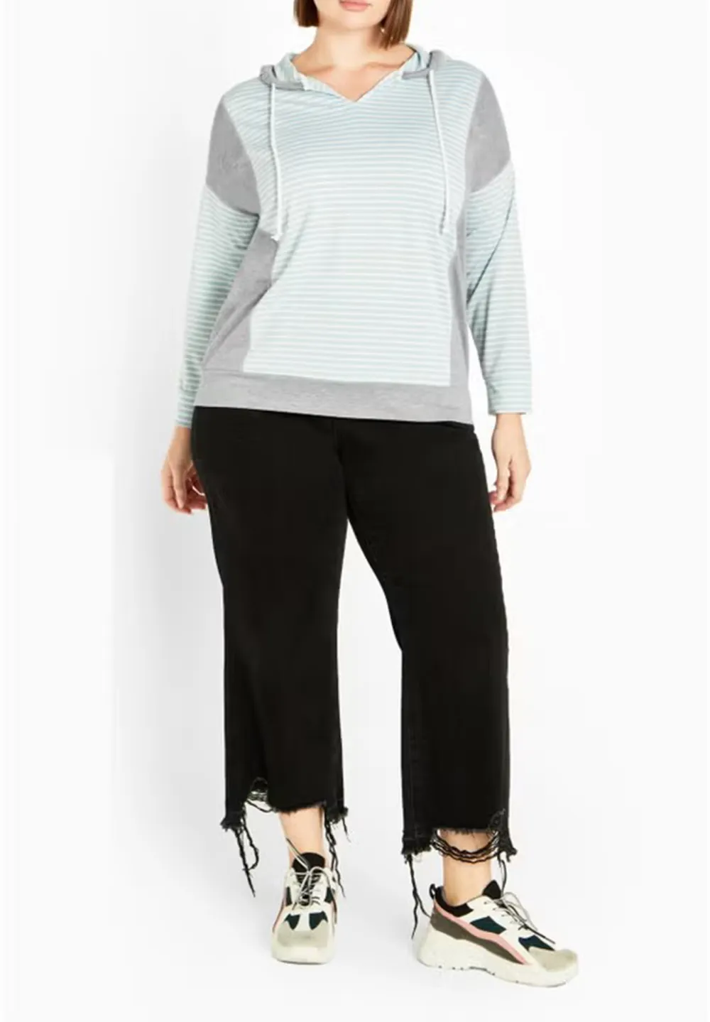 Striped Hooded Sweater