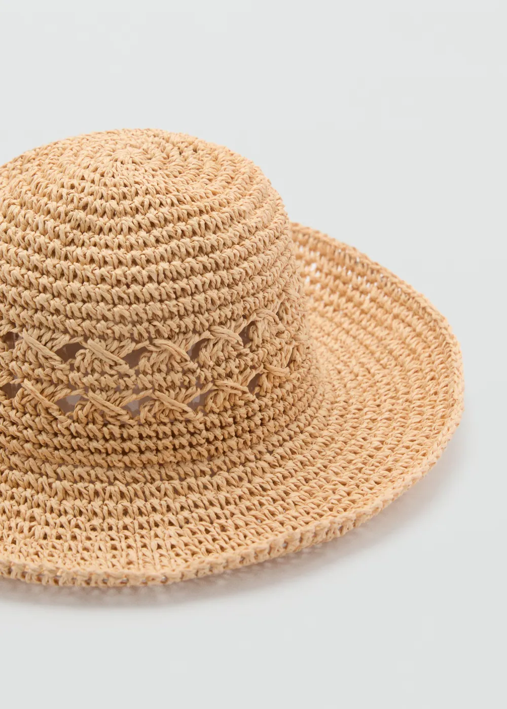 Vacation Style Hat With Openwork Details