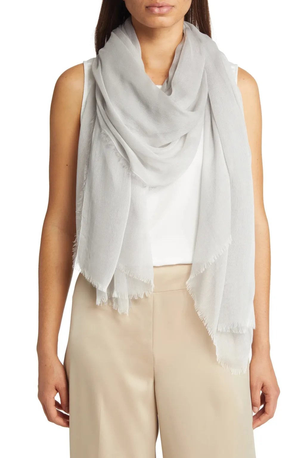 Modal & Silk Scarf