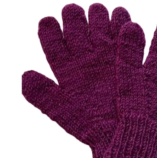 plain wool gloves