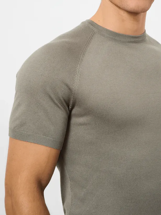 Soft Sage Cotton Soft Simple Polo Shirt