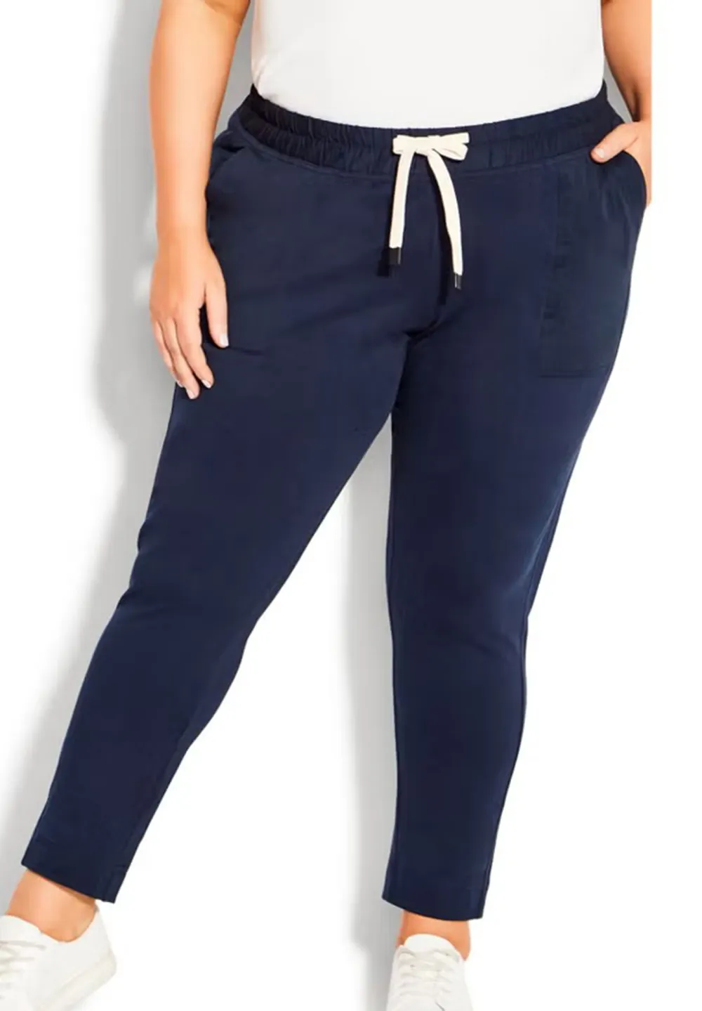 Solid-Color Women'S Knitted Skinny Pants