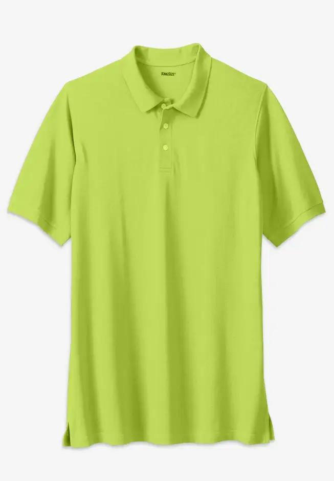 Longer-Length Shrink-Less™ Cotton Polo Shirt