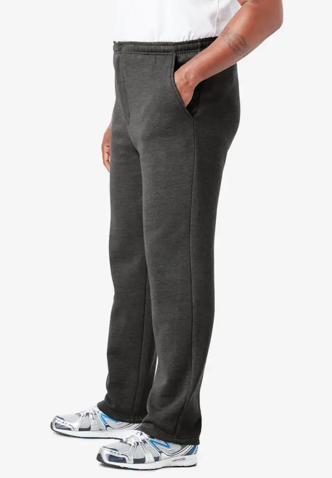 Fleece Zip Fly Sweatpants