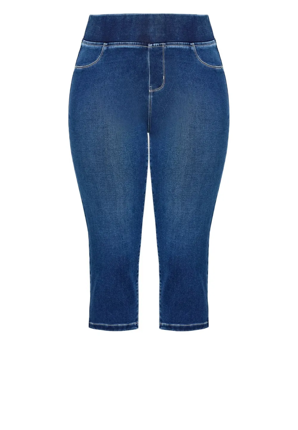 Stretch Cropped Pants, Long Pants
