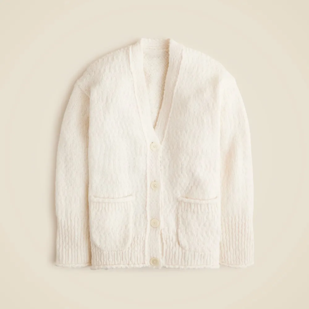 Button Front Relaxed Cardigans