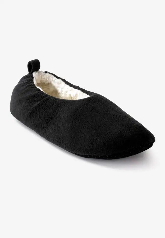 Sherpa lined sock slipper