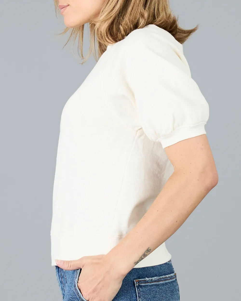 Round Neck Short Sleeve Top