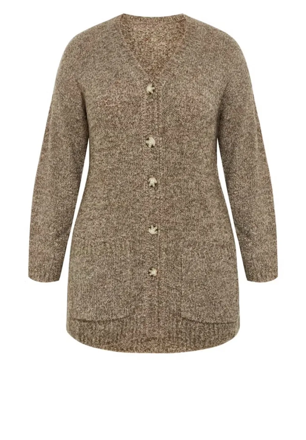 Solid Color Button Up Cardigan