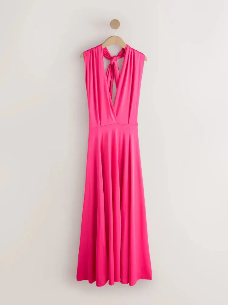 Raspberry Pink Maxi Dress