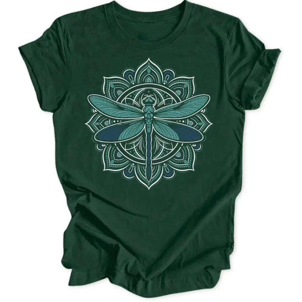 Dragonfly Mandala Unisex T-Shirt