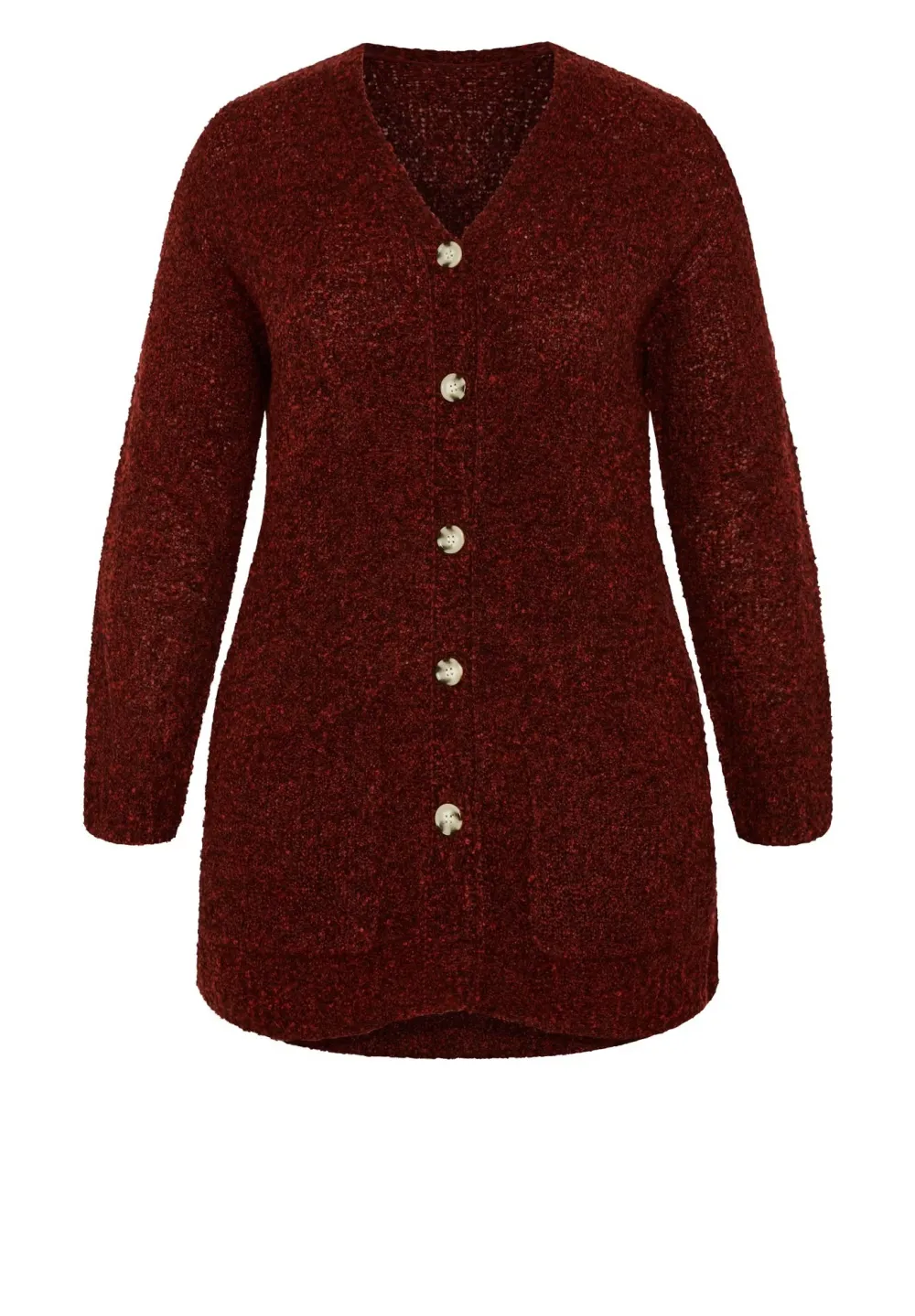 Solid Color Button Up Cardigan