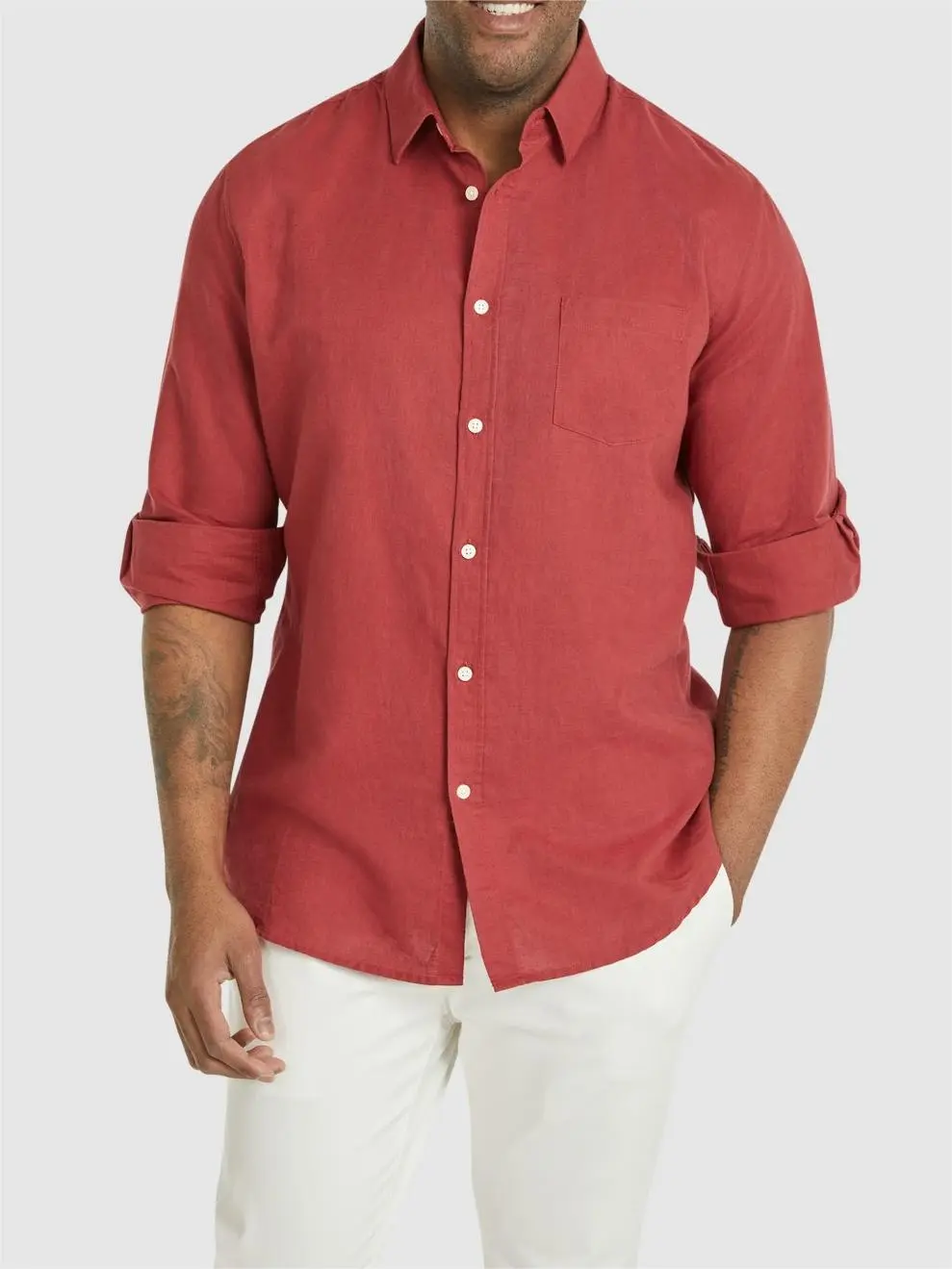 CLASSIC FIT LINEN SHIRT