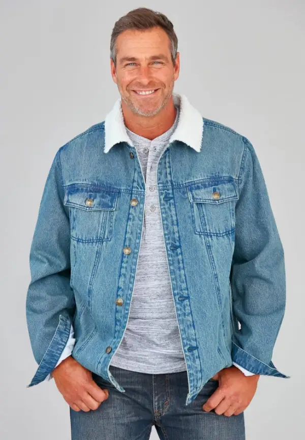 Sherpa-lined Trucker Jacket