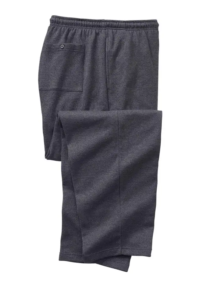 Fleece Open-Bottom Sweatpants