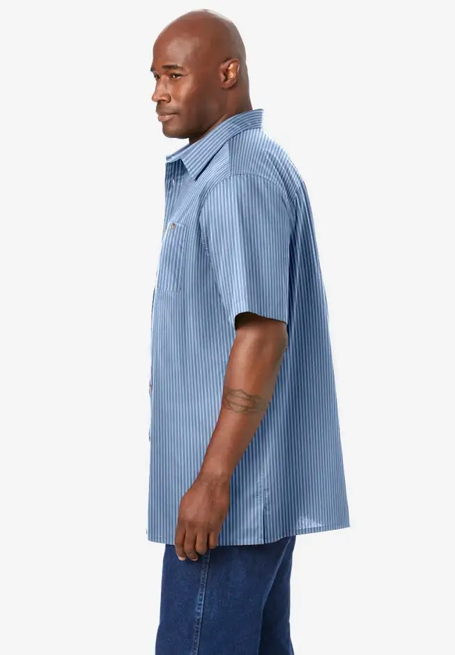 Striped Short-Sleeve Sport Shirt