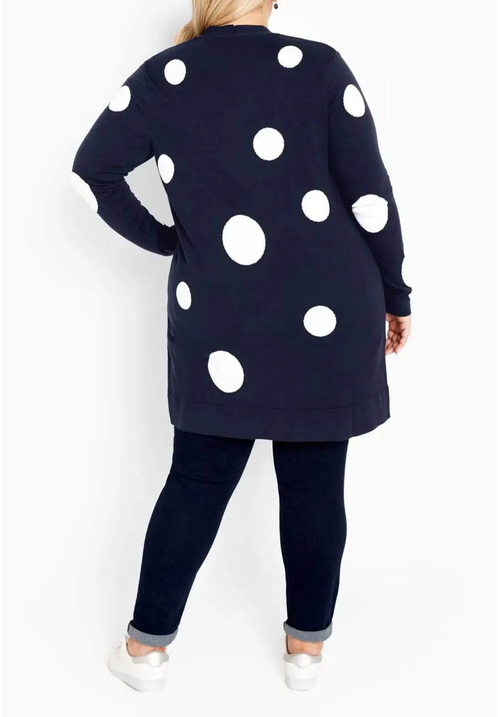 Spotted Pattern Cardigan