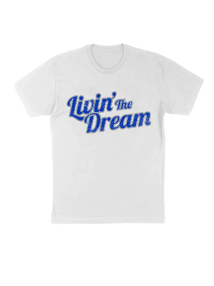 Livin' The Dream, Vintage Styled Distressed T-Shirt