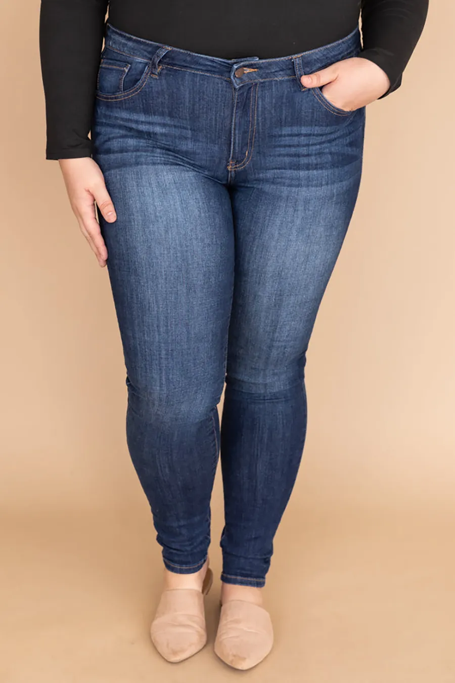 Dark Wash Skinny Jeans