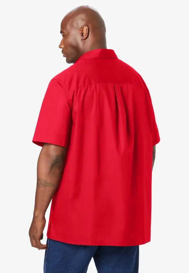 Short-Sleeve Pocket Sport Shirt