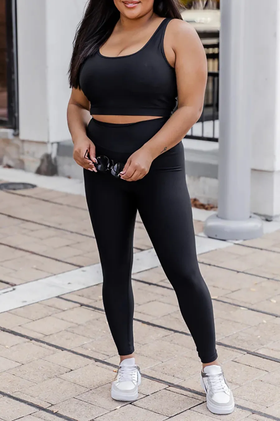 Black Nylon Leggings