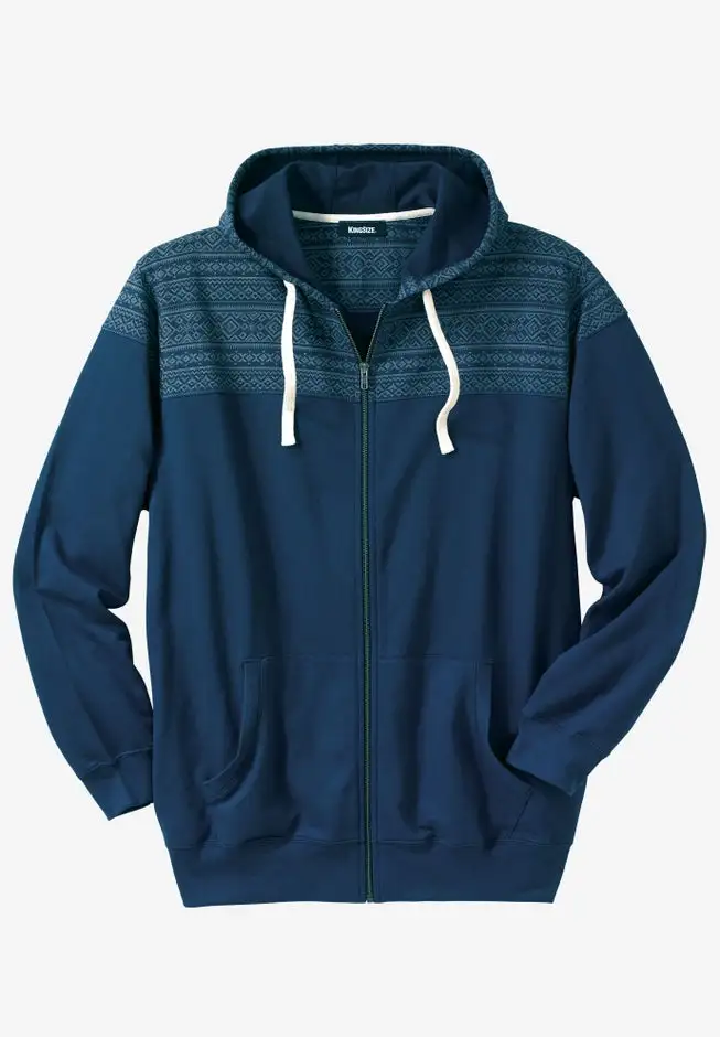 French Terry Snow Lodge Hoodie