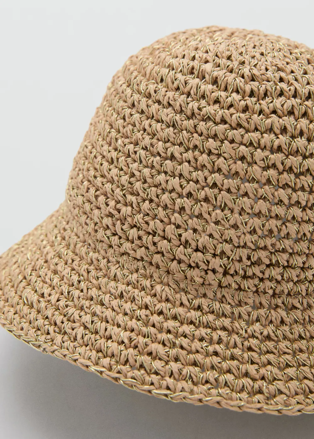 Casual Style Natural Fibre Ecru Hat