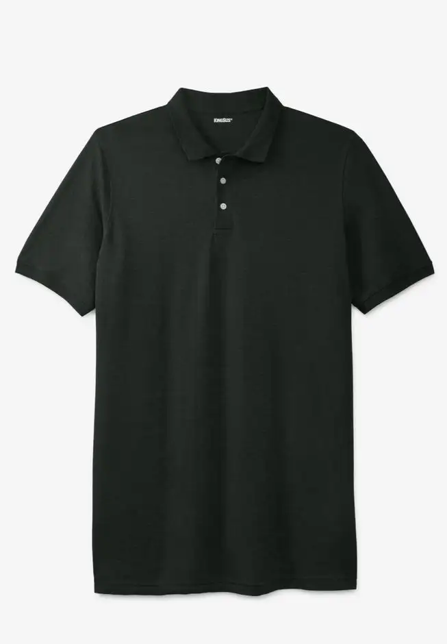 Longer-Length Shrink-Less™ Cotton Polo Shirt