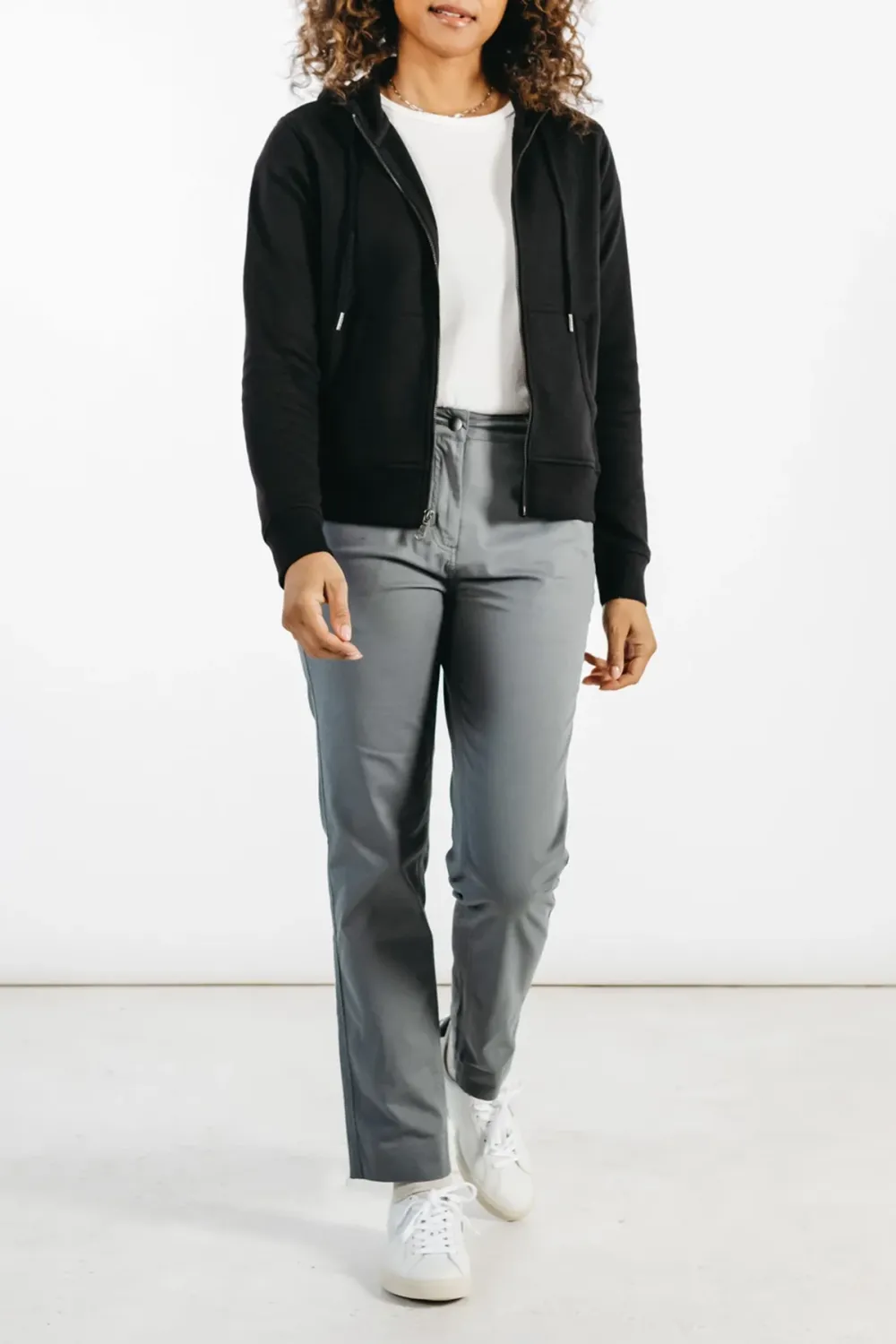 The Black Cotton Hoodie