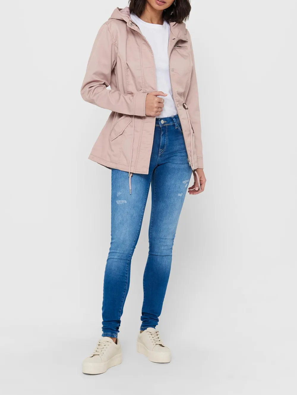 Side Pockets Between-Season Jacket